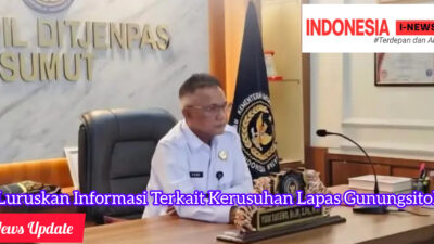 Kanwil Ditjenpas Sumut Luruskan Isu Kerusuhan di Lapas Gunungsitoli, Situasi Terkendali dan Aman