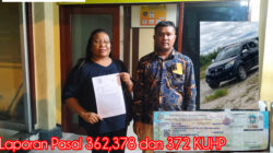 Ketua DPD Pejuang Batak Bersatu  Laporkan Dugaan Pencurian, Penipuan dan Penggelapan ke Mapolres Taput