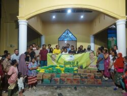 Dr. Maruli Siahaan Berikan Bantuan bagi Korban Banjir di Kelurahan Terjun Medan Marelan