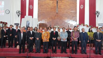 Dr. Maruli Siahaan Hadiri Pegelaran Koor Natal GKPI Kota Medan, Pesankan:  Keharmonisan Ditengah Bangsa.