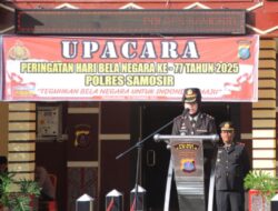 Kapolres Samosir : Bela Negara Harus Diwujudkan dalam Tindakan Nyata