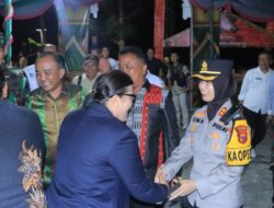 Ka Ops Res Lilin Toba 2025 Polres Samosir Bersama Forkopimda Monitoring Ibadah Malam Natal
