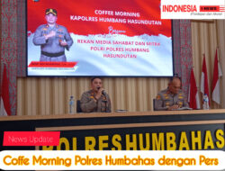 Coffe Morning Polres Humbahas, Perkuat Sinergitas Dengan Pers Demi Kondusifitas Kamtibmas