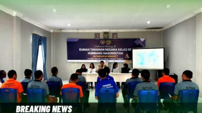 WBP Rutan Kelas IIB Humbahas,Ikuti Pembelajaran Bahasa Inggris Bersama Anak