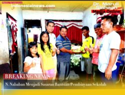 Dr. Maruli Siahaan Perwakilkan Paulus Siahaan, SP Tenaga Ahli, Untuk Menyalurkan Pembiayaan Sekolah