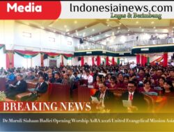 Dr.Maruli Siahaan Hadiri Opening Worship AsRA 2026 United Evangelical Mission Asia