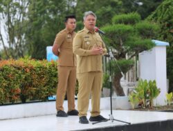 Pimpin Apel Gabungan, Wakil Bupati Tapanuli Utara Ingatkan Disiplin dan Perencanaan Pembangunan Berkualitas