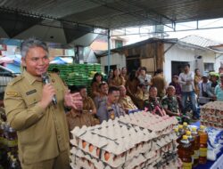 Pemerintah Kabupaten Tapanuli Utara Gelar Gerakan Pangan Murah di Pasar Siborongborong