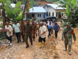 Akselerasi Pemulihan Pascabencana: Bupati Taput Tinjau Huntara Sibalanga dan Siapkan Lahan Huntap di Pagaran Lambung I