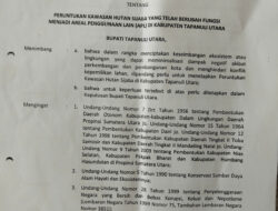 Polemik Hutan Kemenyan Sijaba, SK Bupati Taput Nomor 46 Tahun 2015 Dinilai “Sexy” untuk Dibedah