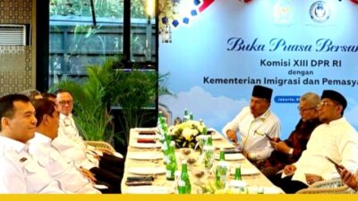 Kombes Pol (Purn) Dr. Maruli Siahaan Gelar Buka Puasa Bersama Menteri Imigrasi dan Pemasyarakatan