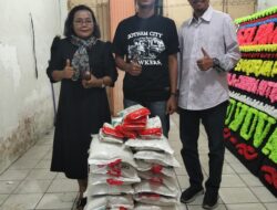 Anggota DPR RI Maruli Siahaan Salurkan Bantuan Sembako untuk Jemaat HKBP Sei Agul Sambut Paskah