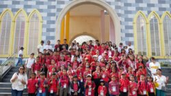 Maruli Siahaan Berangkatkan 103 Anak Sekolah Minggu HKBP ke Wisata Rohani di Sibolangit