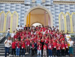 Maruli Siahaan Berangkatkan 103 Anak Sekolah Minggu HKBP ke Wisata Rohani di Sibolangit