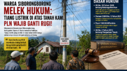 Warga Siborongborong Mulai Melek Hukum, Pertanyakan Ganti Rugi Tiang Listrik PLN yang Berdiri di Atas Tanah Milik Pribadi