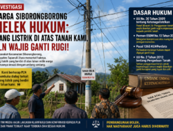 Warga Siborongborong Mulai Melek Hukum, Pertanyakan Ganti Rugi Tiang Listrik PLN yang Berdiri di Atas Tanah Milik Pribadi