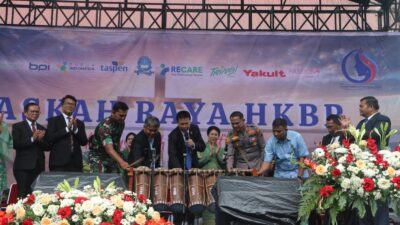 Pemkab Taput Ajak HKBP Sinergi Bangun Generasi Brilian dan Kembangkan Wisata Rohani Salib Kasih