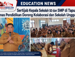 Sertijab Kepala Sekolah SD dan SMP di Taput, Dinas Pendidikan Dorong Kolaborasi dan Sekolah Unggul