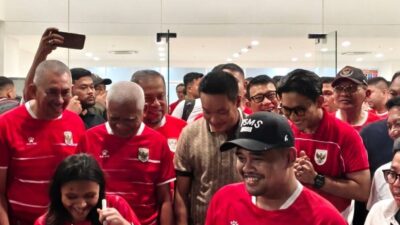 Bupati Humbahas Bersama Kepala Daerah Saksikan Kemenangan Timnas Indonesia atas Myanmar 3-0