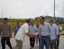 Bupati Taput Lepas Kepulangan Menteri PU, Apresiasi Dukungan Pembangunan Infrastruktur
