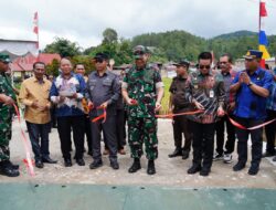 Pangdam I-BB bersama Bupati Tapanuli Utara Resmikan Jembatan Siualuompu, Bukti Kolaborasi Pemerintah-TNI