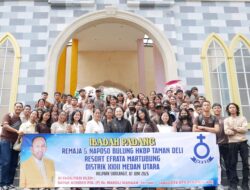 Wisata Rohani Remaja Naposobulung HKBP Taman Deli Berlangsung Sukses Berkat Dukungan Maruli Siahaan