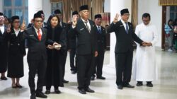 Pemkab Tapanuli Utara Lantik 17 Pejabat Administrator Dilantik Perkuat Kinerja Perangkat Daerah.  ‎