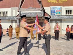 Bupati Tapanuli Utara Lepas Kontingen Pramuka Menuju Jambore Daerah Sumatera Utara 2026