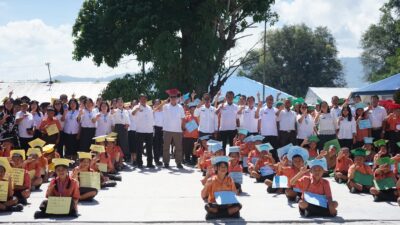 Wujudkan Generasi Unggul, Bupati Taput Dorong Penguatan Karakter ‘SAITAPAIAS’ dan Literasi ‘TAPAMAJUMA’ di SMPN 1 Tarutung