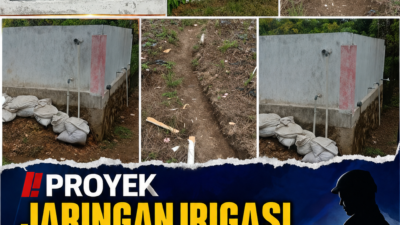 Masyarakat Desak Inspektorat Taput Usut Proyek Jaringan Irigasi Tanah Dalam dan Pompa Air