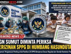BGN Sumut Diminta Periksa Perizinan dan Kepatuhan Operasional 24 SPPG di Humbang Hasundutan
