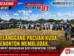 Penonton Membludak, Semarak Merdeka Tapanuli Utara Championship 2026 Meriah di Gelanggang Pacuan Kuda Siborongborong