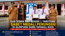 Dua Siswa SMP Negeri 1 Tarutung Sabet Medali Perunggu di Olimpiade Sains Tapanuli Raya